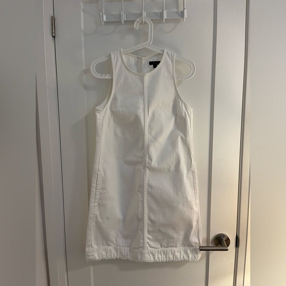 White Denim J Crew Shift Dress - Picture 4 of 6